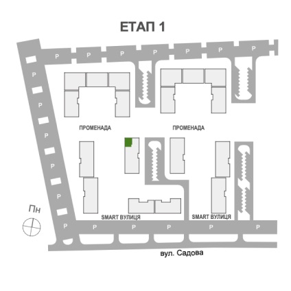 2-кімнатна квартира 58,6 м2 - Фото №1