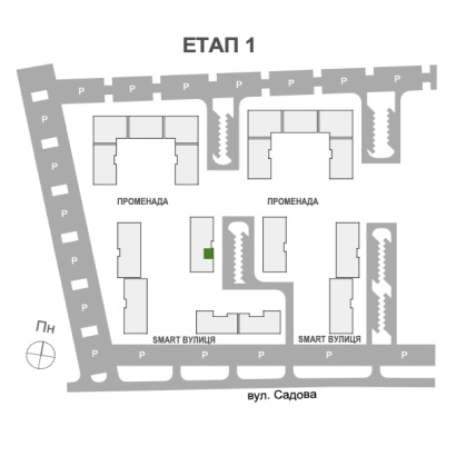 1-кімнатна квартира 38,7 м2 - Фото №1