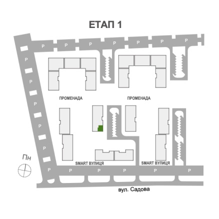 2-кімнатна квартира 58,7 м2 - Фото №1