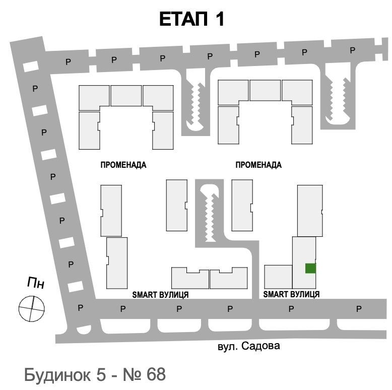 1-кімнатна квартира 37,12 м2 - Фото №1