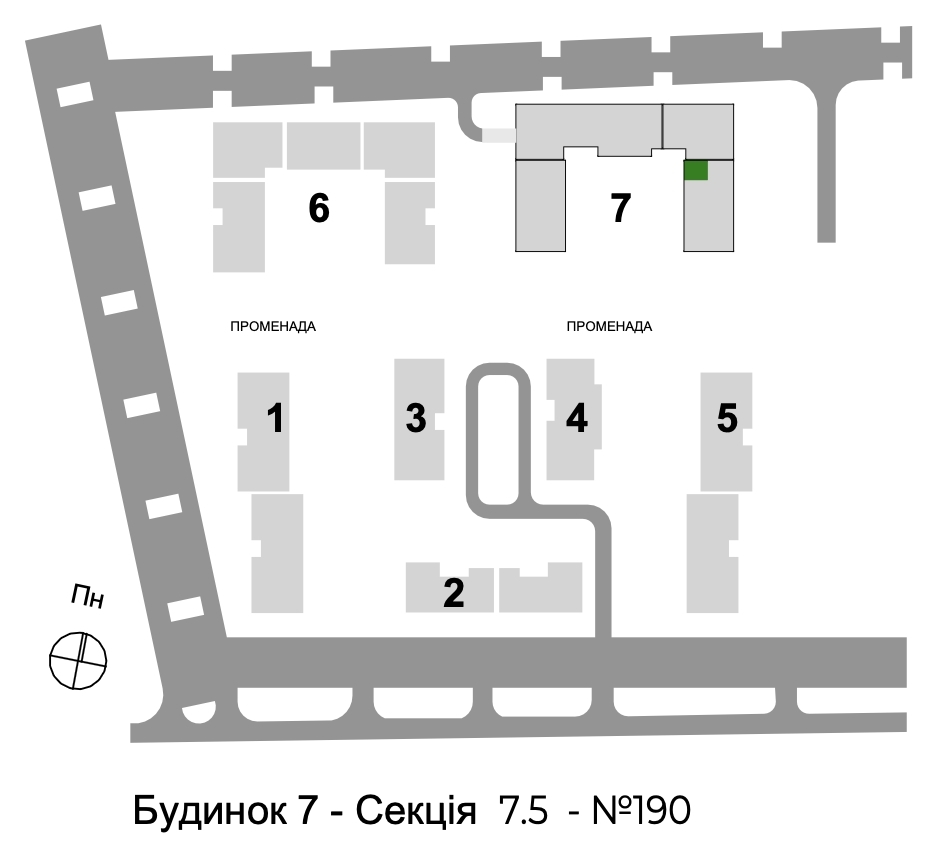 1-кімнатна квартира 38,82 м2 - Фото №1 1-кімнатна квартира 38,82 м2 - Фото №1